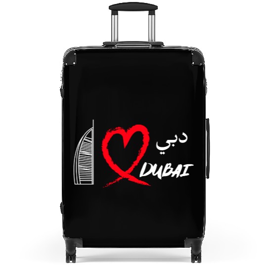 i love dubai Suitcases