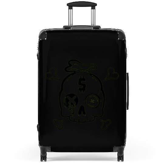 Safety Money Bag Skull Suitcases