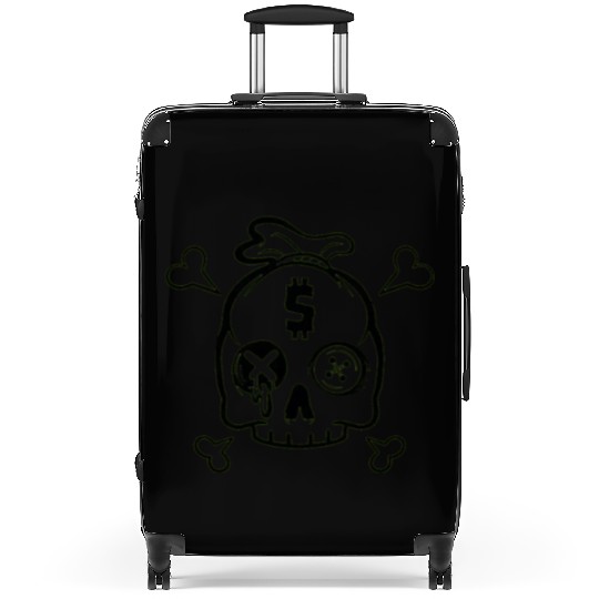 Safety Money Bag Skull Suitcases