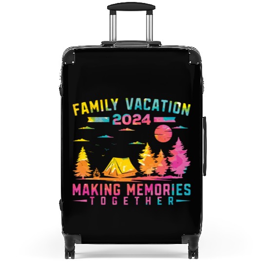 Summer Family Vacation Making Memories Suitcases