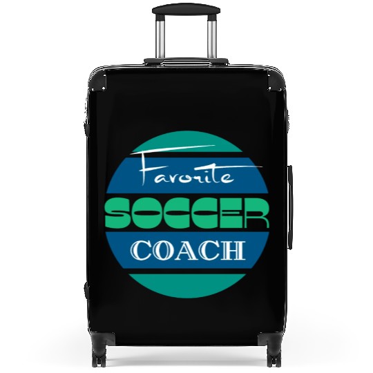 Favorite soccer coach Suitcases