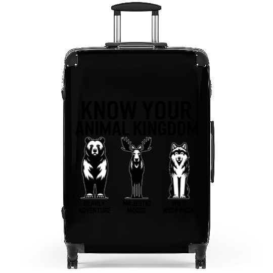 Jungle Suitcases, Know Your Animal Kingdom Bear Moose