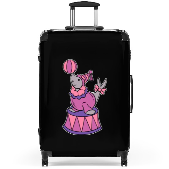 Circus Seal Animal Trainer Gift Suitcases