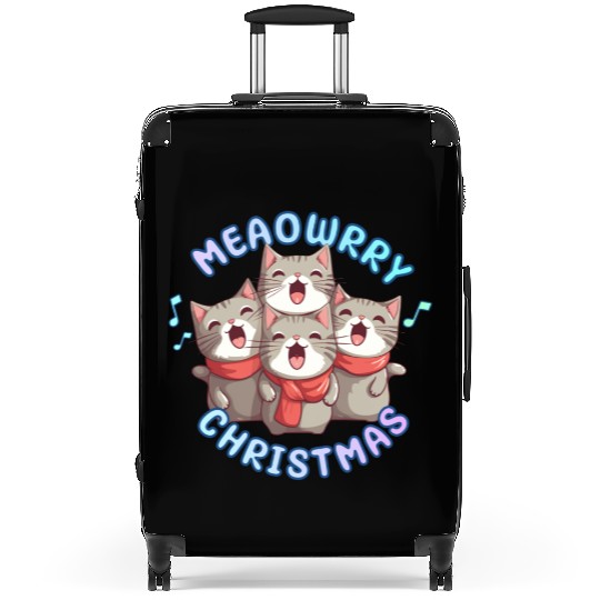 Christmas Kittens sing lovely Christmas song Suitcases
