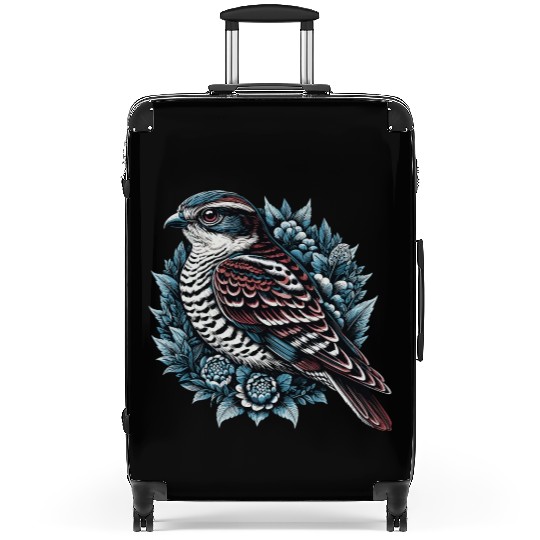 Sparrow Hawk Bird of Prey Suitcases for Avid Bird Lovers
