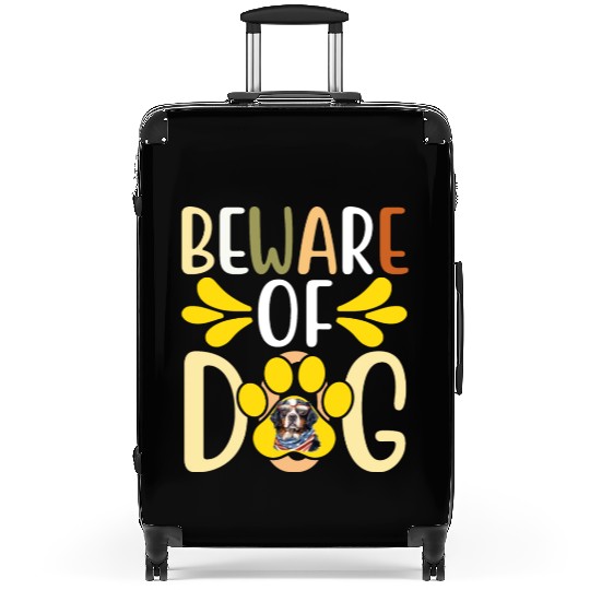Beware Of Dog Suitcases