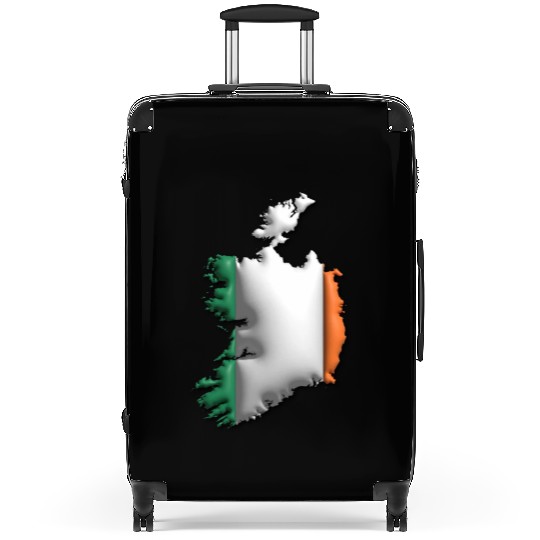 Ireland - 3D Flag Map Suitcases
