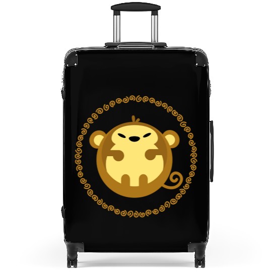 Ape Gorilla Monkey Primate Macaque Chimpanzee Suitcases