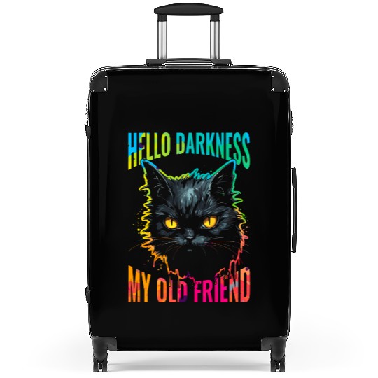 Hello Darkness My Old Friend Suitcases