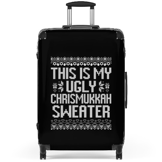Happy Chrismukkah Christmas Hannukkah Gift Suitcases