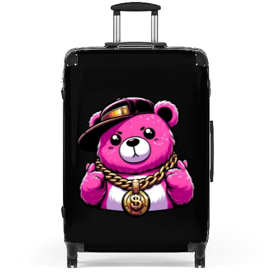 Hip-Hop Honeys: Bling Bear Edition Suitcases