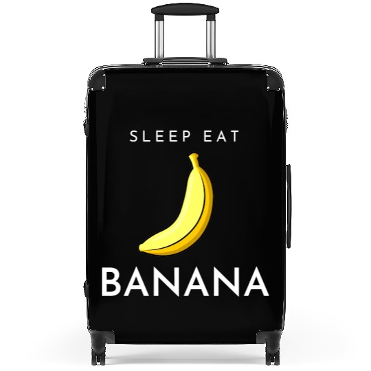 SLEEP EAT BANANA Suitcases