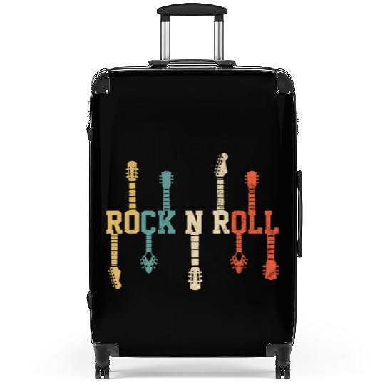 Rock n Roll Guitar Player Gift Vintage Suitcases