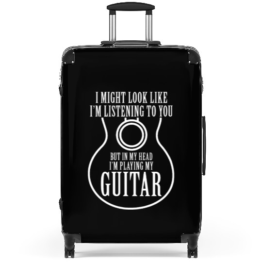 Guitar Player Gift Vintage Guitarist Suitcases