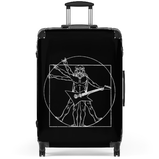 Guitar Player Gift Vintage Guitarist Suitcases