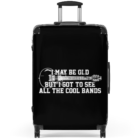 Guitar Player Gift Vintage Guitarist Suitcases