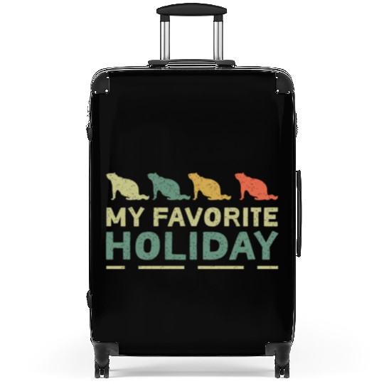 My Favorite Holiday Groundhog Day Suitcases