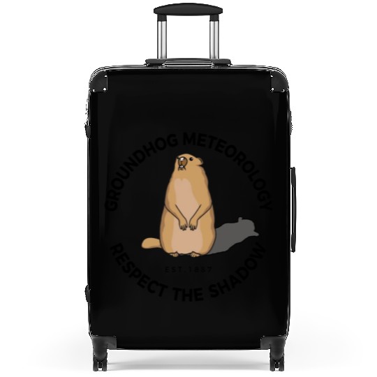 Animal Groundhog Spirit Rodent Happy Groundhog Day Suitcases