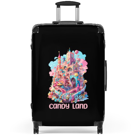 Let's Go Candy Land Graphic Suitcases