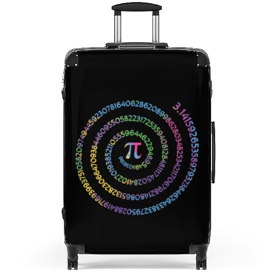 Pi Symbol Logo Funny Pi Day Math Equations Suitcases