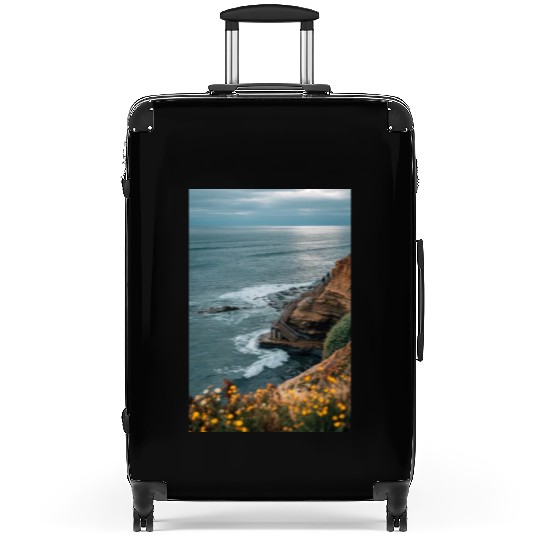Sunset Cliffs San Diego California Shores Suitcases