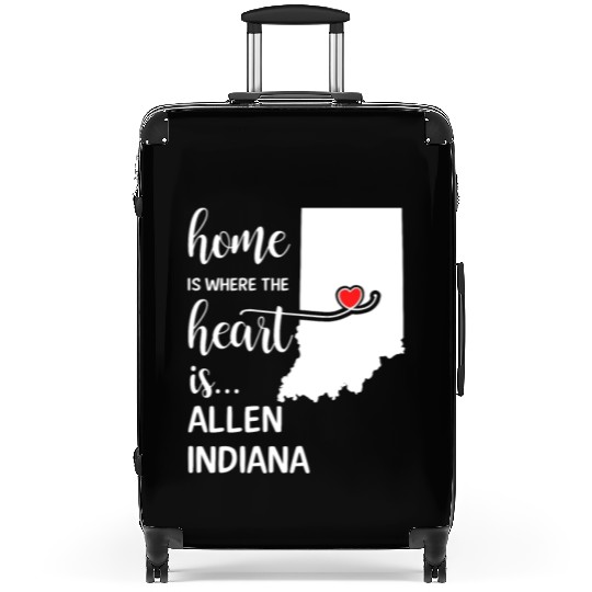 Allen County Indiana Is Where My Heart Is Cool Suitcases
