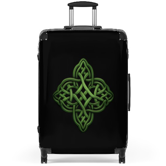 St Patricks Day Celtic Knot Irish Scottish Symbol Suitcases