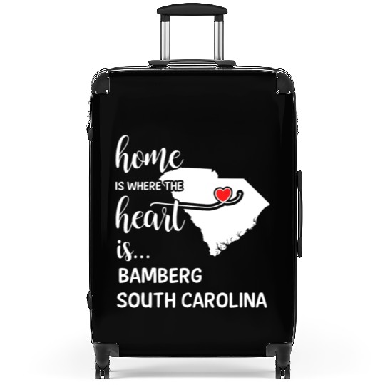 Bamberg County South Carolina Is Where My Heart Is Suitcases