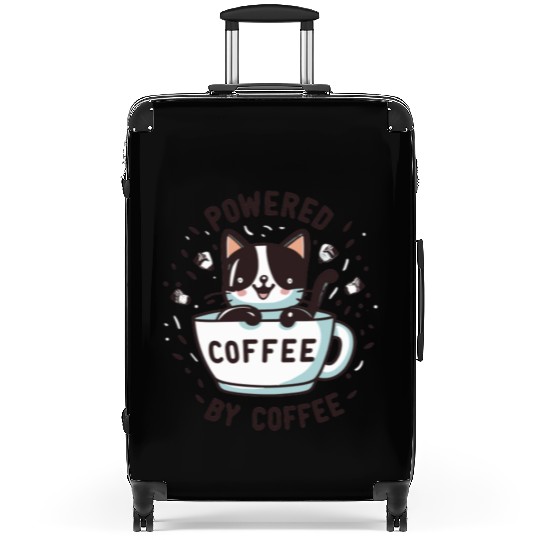CAT - POWERED BY COFFEE Suitcases