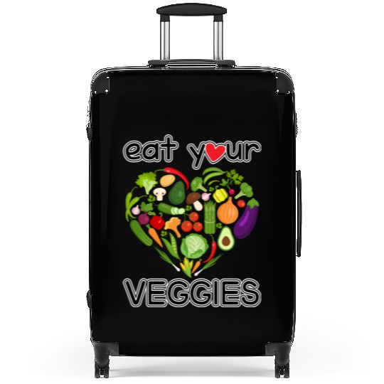 eat your veggies Suitcases
