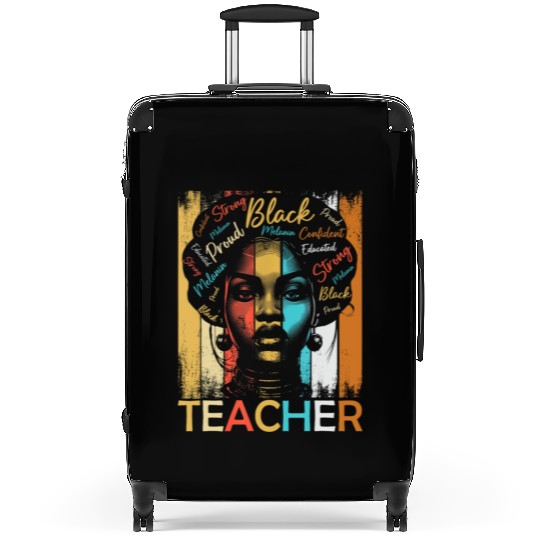 Black History Teacher Suitcases African American Women