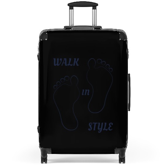 Walk in style - Navy Blue Suitcases