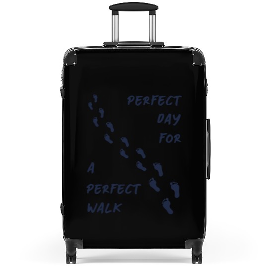 Perfect day perfect walk 2 - Navy Blue Suitcases