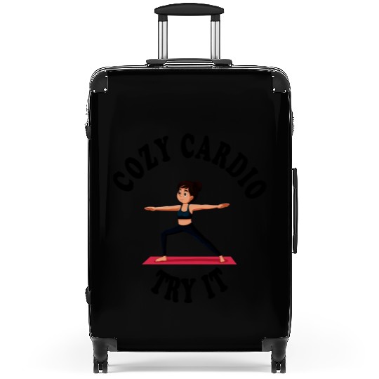 Cozy Cardio Try It Fitness & Gym lovers Gift. Suitcases