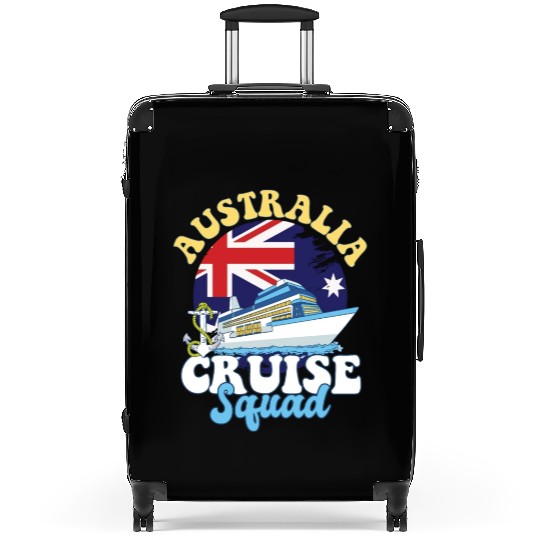 Australia Cruise Squad Family Vacation Trip Suitcases