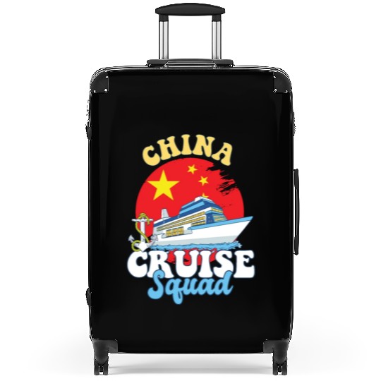 China Cruise Squad Family Vacation Trip Suitcases