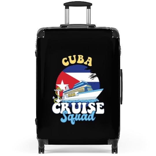 Cuba Cruise Squad Family Vacation Trip Suitcases