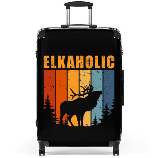 Elk Hunting Elkaholic Hunters Suitcases