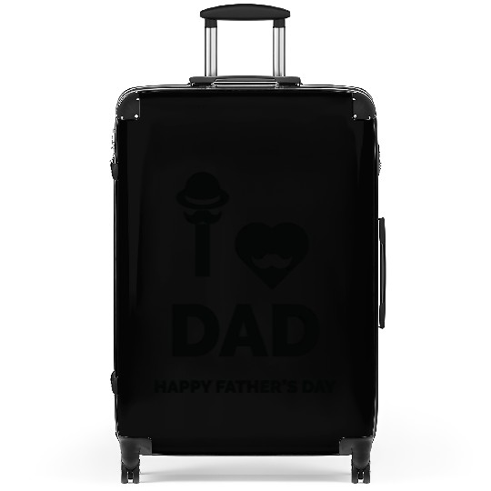 i love dad happy fathers day Suitcases
