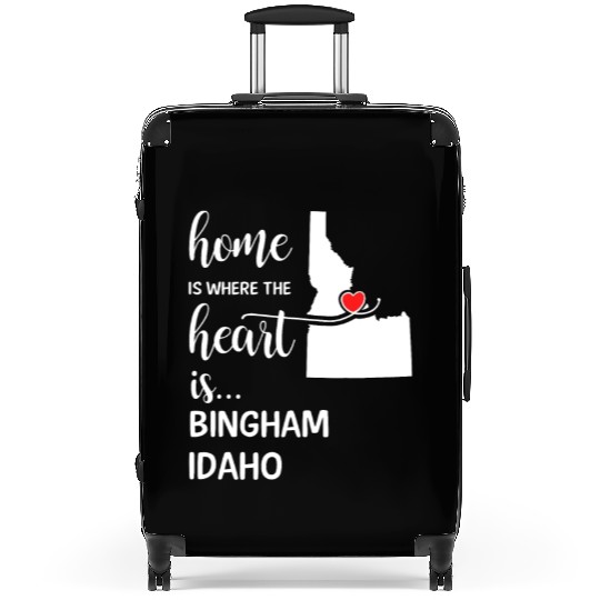 Bingham County Idaho Is Where My Heart Is Cool Suitcases