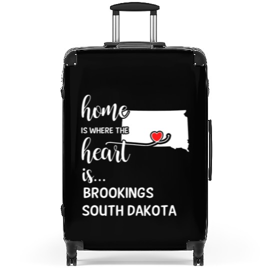 Brookings County South Dakota Is Where My Heart Suitcases
