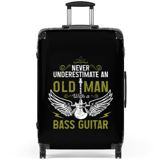 Bass Guitar Player Bassist Funny Gift Suitcases
