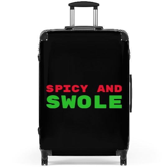 Spicy and Swole Avocado Gym Suitcases