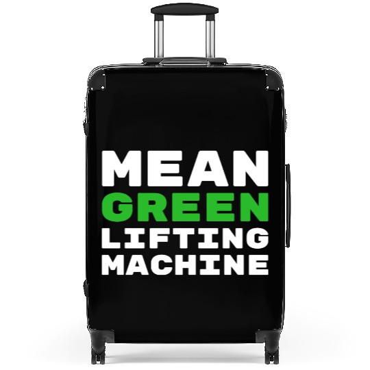 Mean Green Lifting Machine Avocado Gym Suitcases
