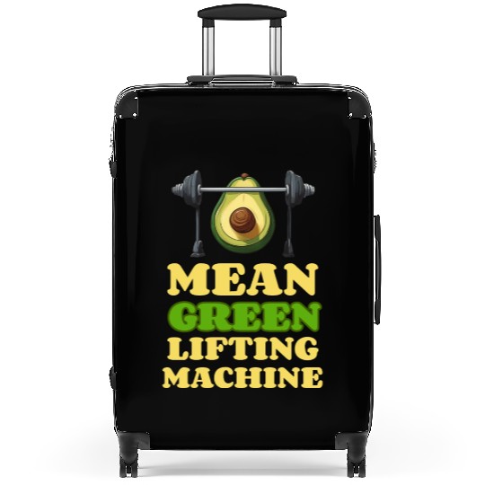 Mean Green Lifting Machine Avocado Gym Suitcases