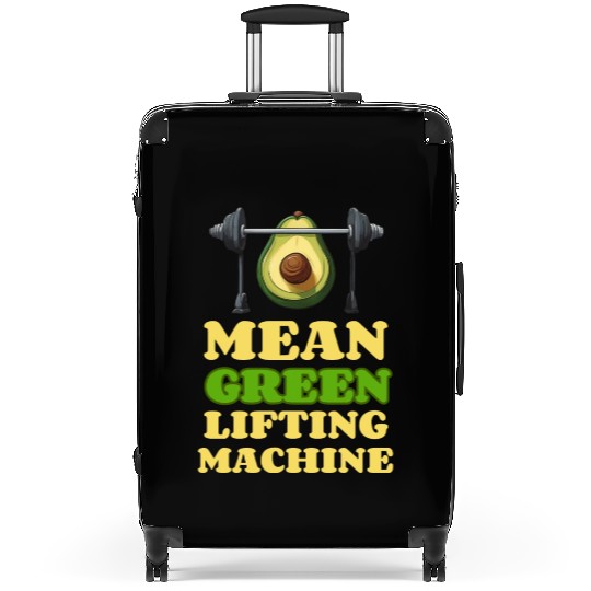 Mean Green Lifting Machine Avocado Gym Suitcases