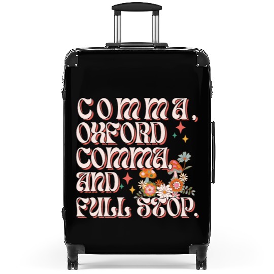 Oxford comma. For grammar students and teachers Suitcases