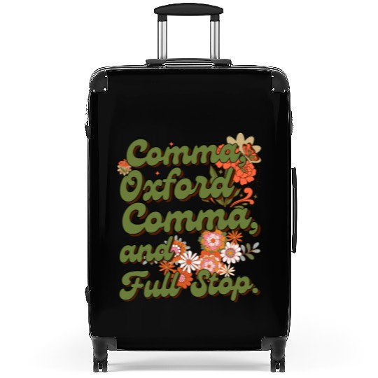 Oxford comma. For grammar students and teachers Suitcases