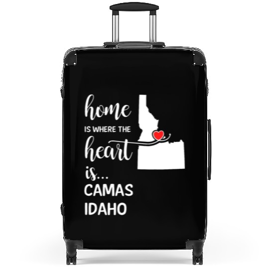 Camas County Idaho Is Where My Heart Is Cool Gift Suitcases