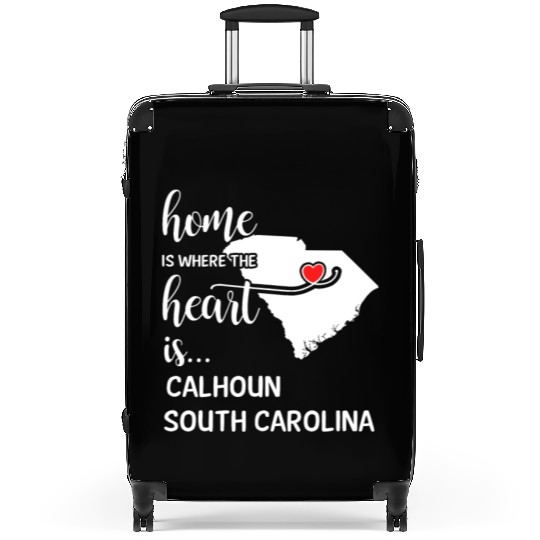 Calhoun County South Carolina Is Where My Heart Is Suitcases